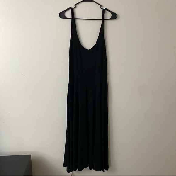 NWT Reformation Black Midi Dress Size XL - Picture 8 of 8